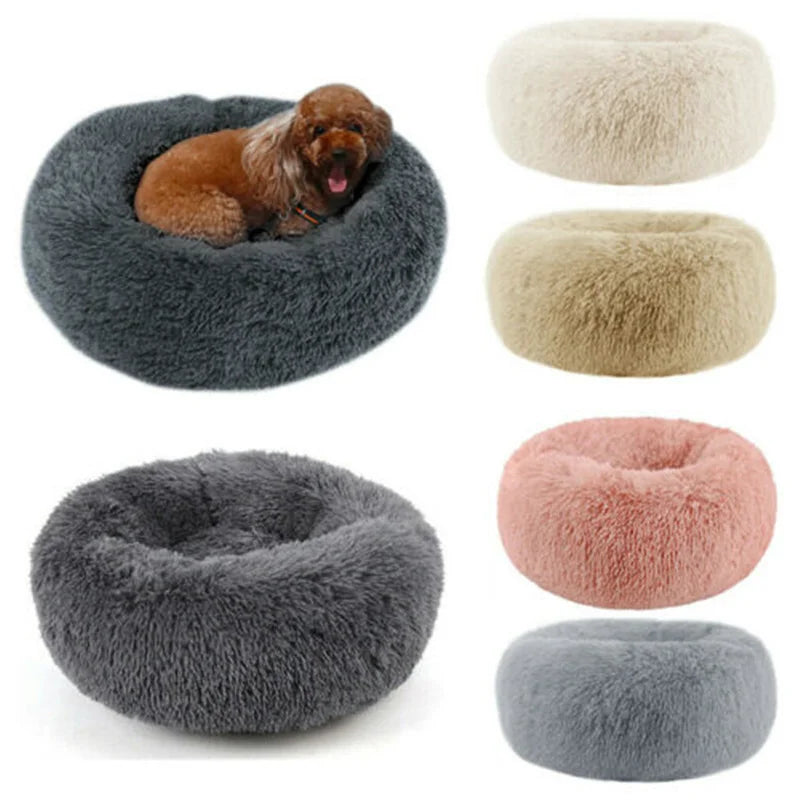 SnoozePaw | Donut Hundebett mit extra weichem Plüsch