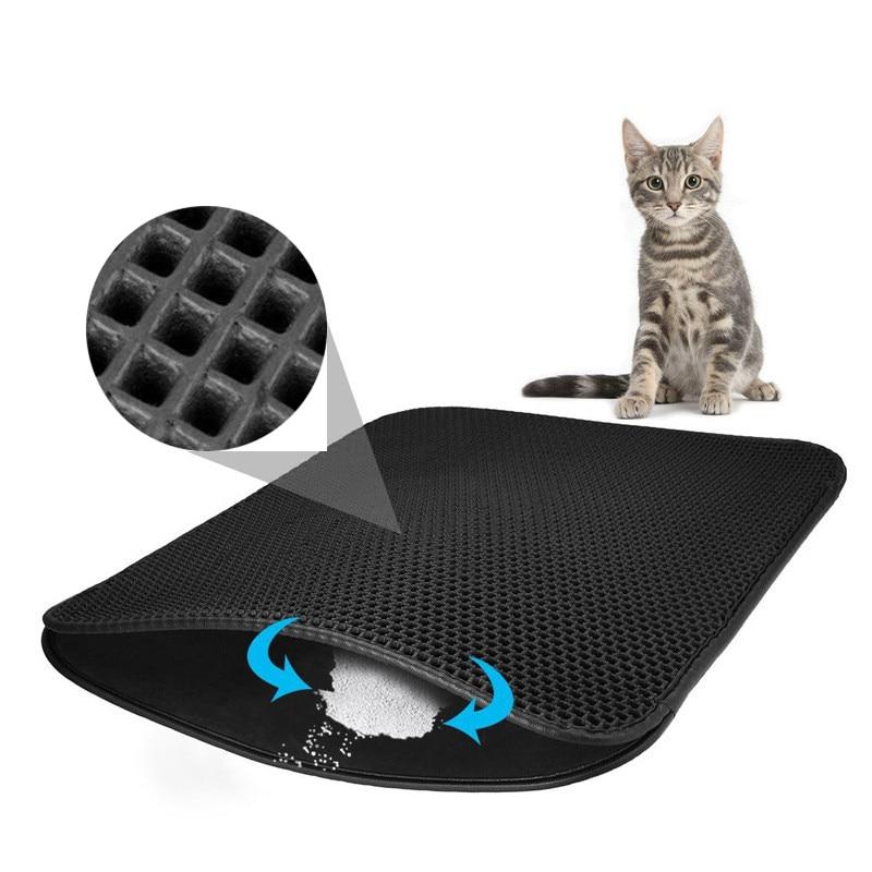 LunaMiau | Hygienematte für Katzen mit Anti-Streu-System