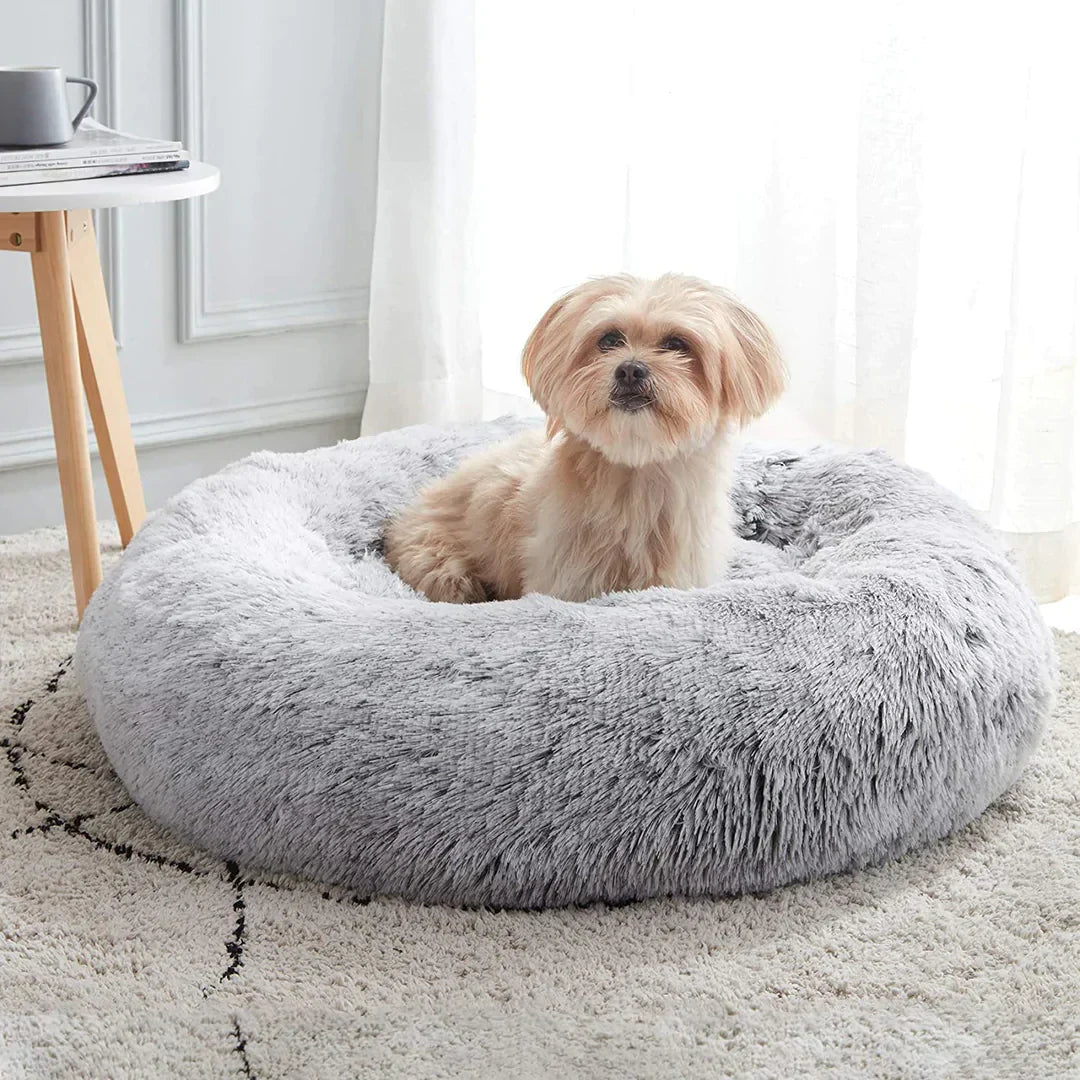 Lunavo | Kuschelbett für Hunde mit ergonomischer Unterstützung