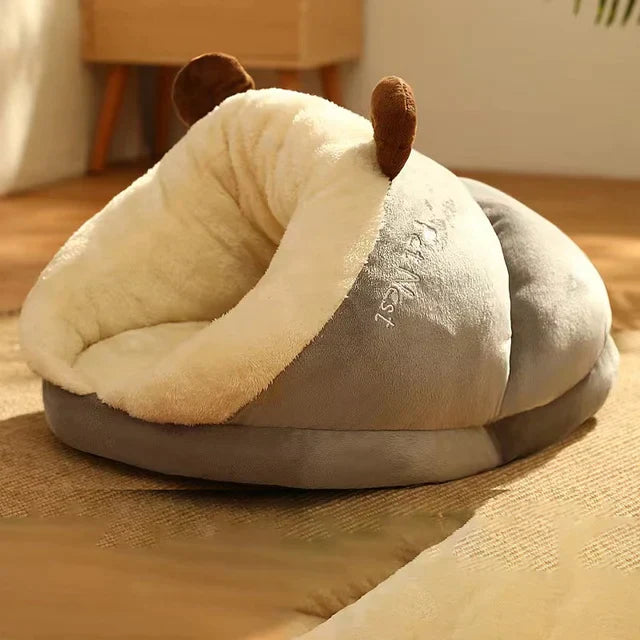 LunaPaws | Kuscheliges Komfortbett für Katzen und Hunde