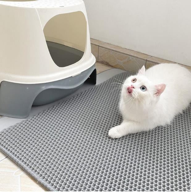 Mila | Doppellagige Anti-Streu Matte für Katzen