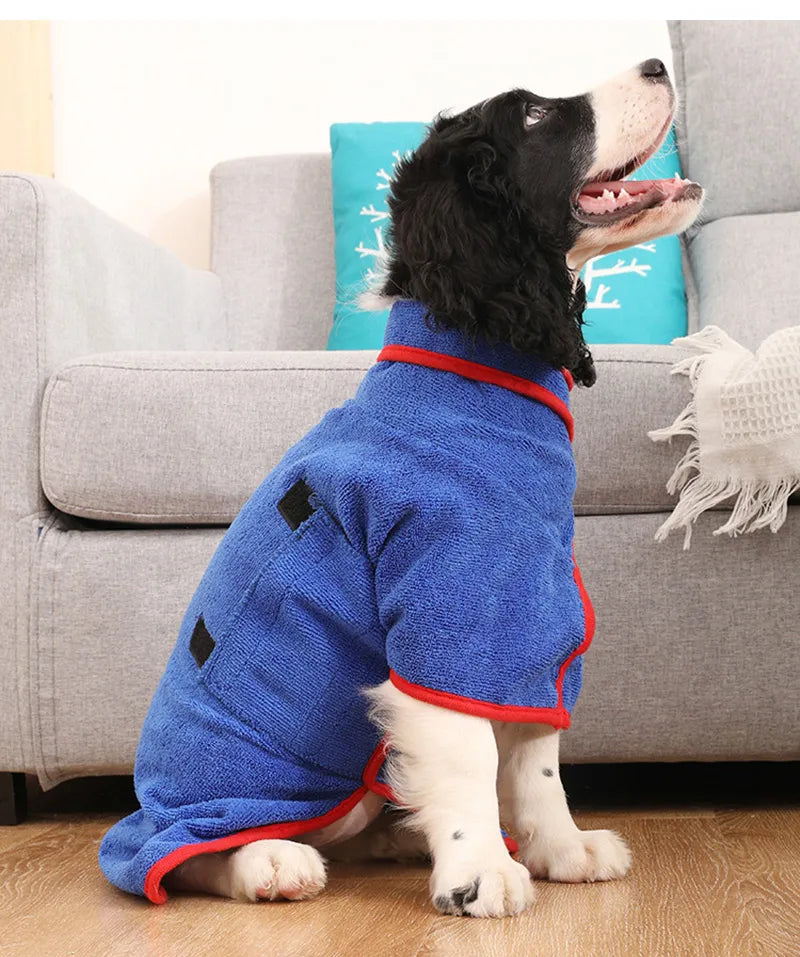 Pawdry | Hunde-Bademantel für Komfort, Wärme & schnelles Trocknen