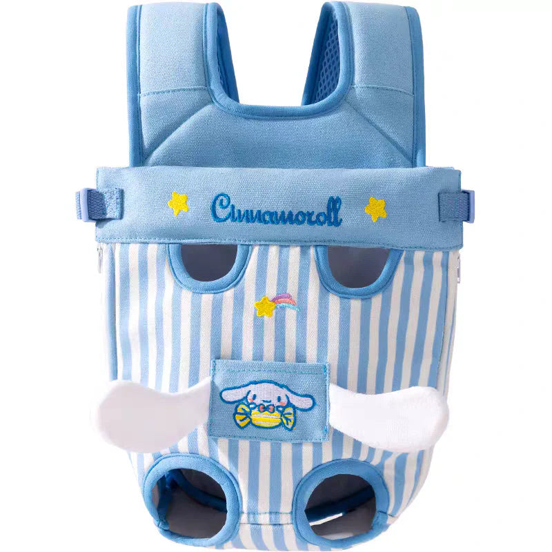 PfotiBag | Trage-Rucksack für kleine Hunde & Welpen mit Beinausschnitten