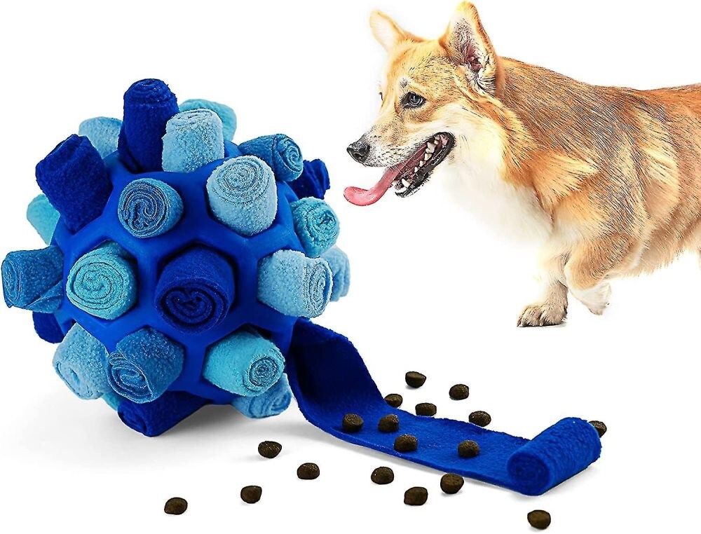 RudiSniff | Intelligenz-Schnüffelball für Hunde mit Leckerli-Versteck