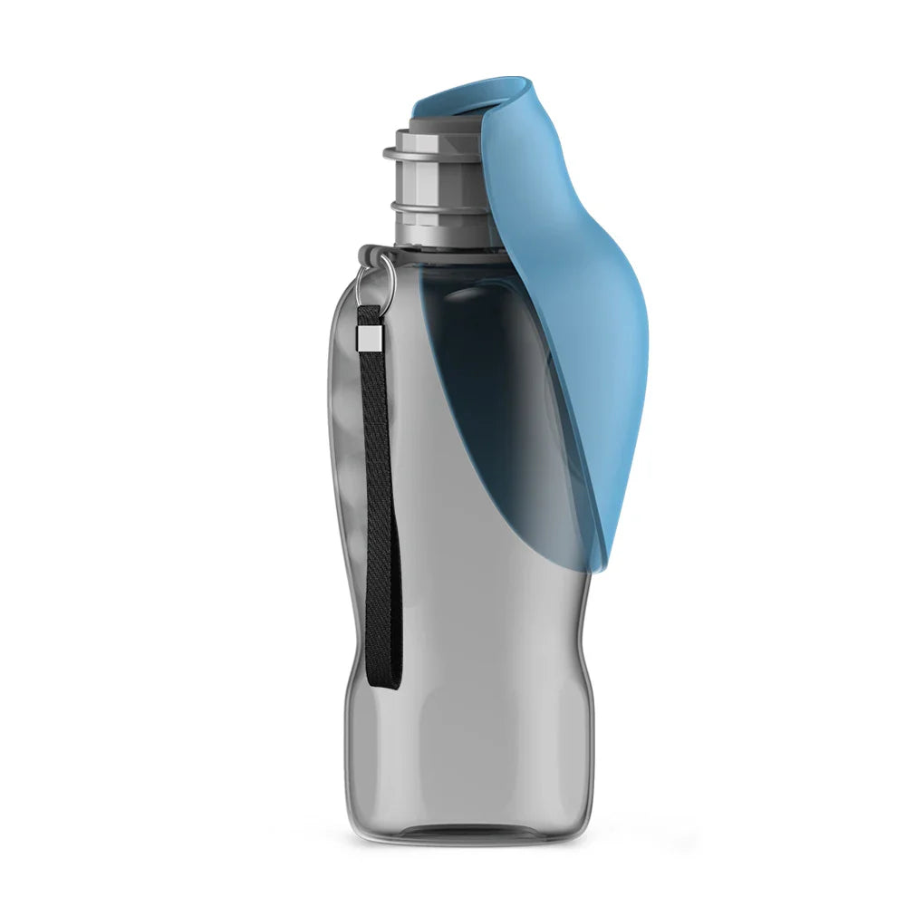 AquaPaws | Tragbare Hunde-Wasserflasche mit integriertem Trinknapf