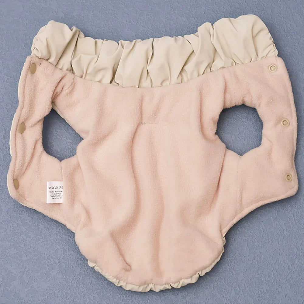 LeoWuff | Gefütterte Winterjacke für kleine Hunde mit D-Ring