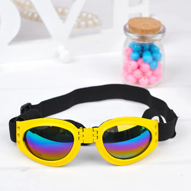 Hektor | Faltbare UV-Schutz-Hundebrille mit elastischem Komfortband