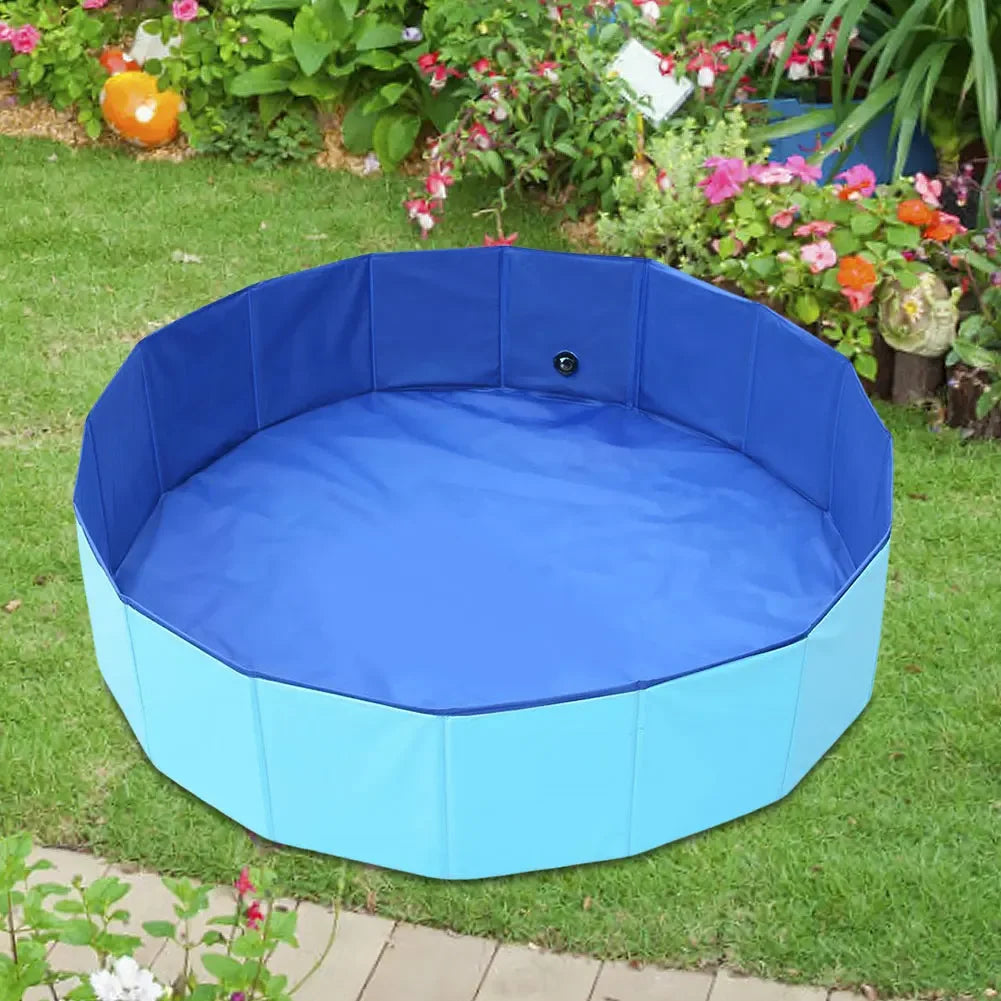 Balu | Faltbarer Hundepool mit Ablassventil für Garten & Terrasse