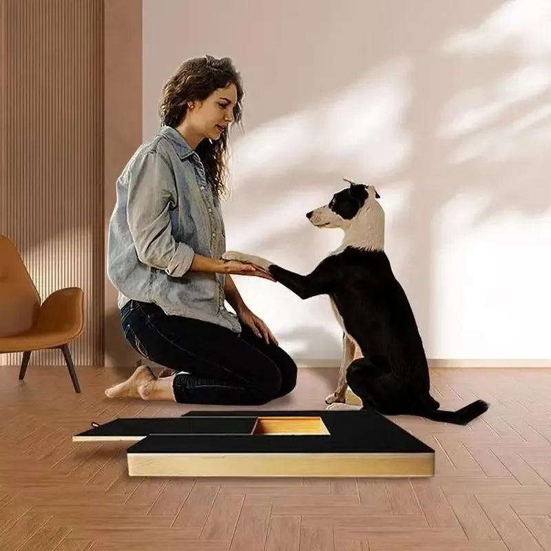 LupoCare | Holz-Nagelfeile für Hunde mit Trainingsfläche