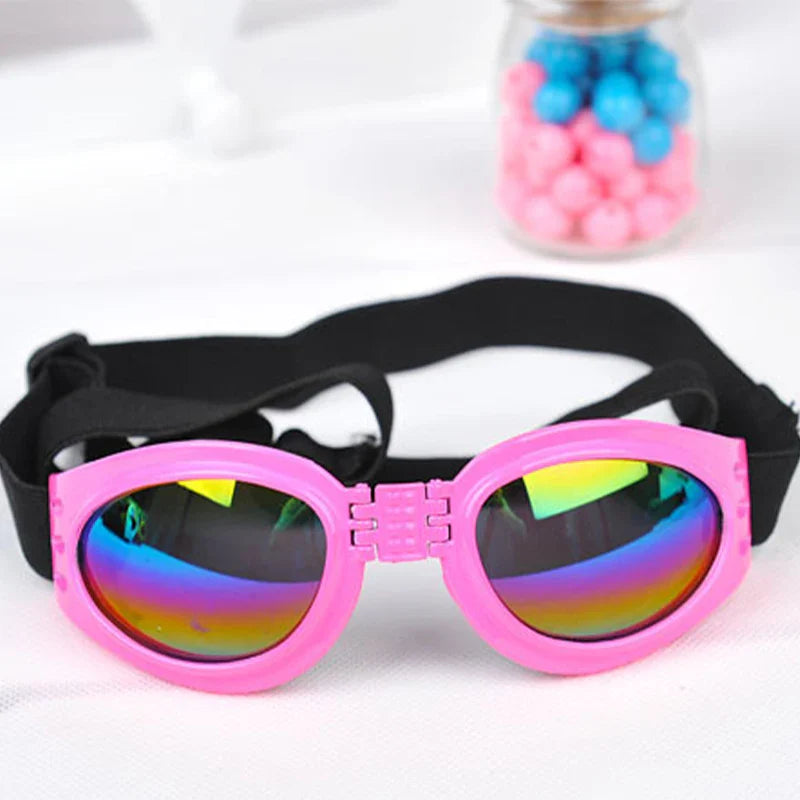 Hektor | Faltbare UV-Schutz-Hundebrille mit elastischem Komfortband
