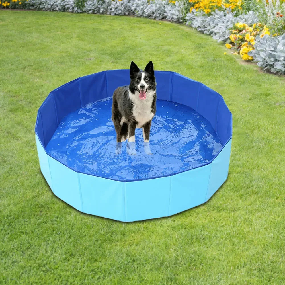 Balu | Faltbarer Hundepool mit Ablassventil für Garten & Terrasse