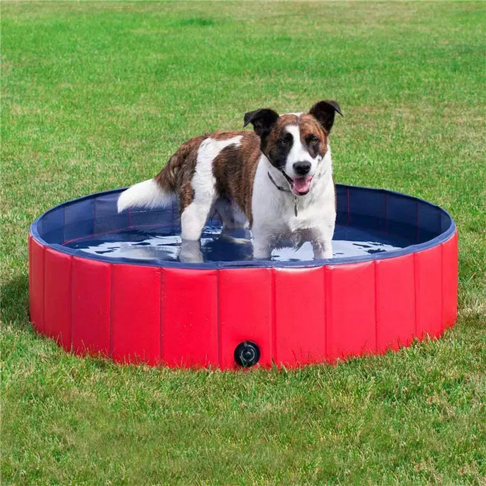 Balu | Faltbarer Hundepool mit Ablassventil für Garten & Terrasse