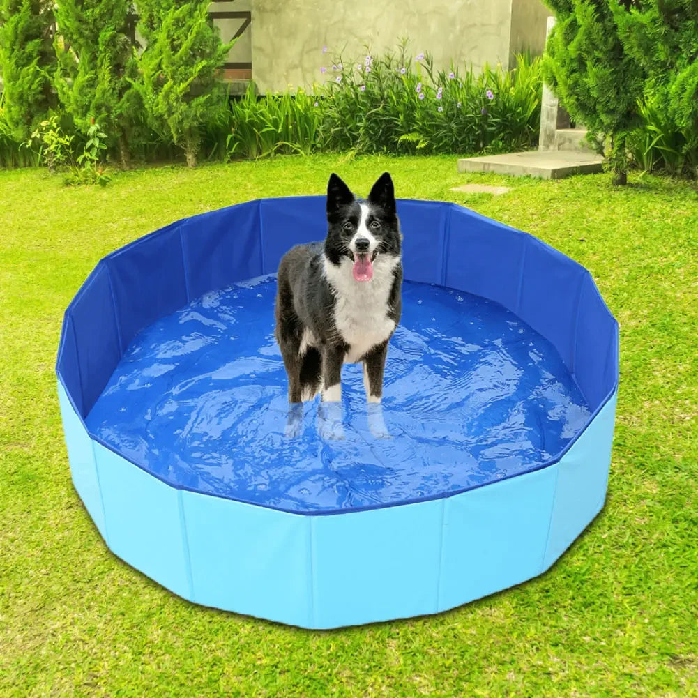 Balu | Faltbarer Hundepool mit Ablassventil für Garten & Terrasse