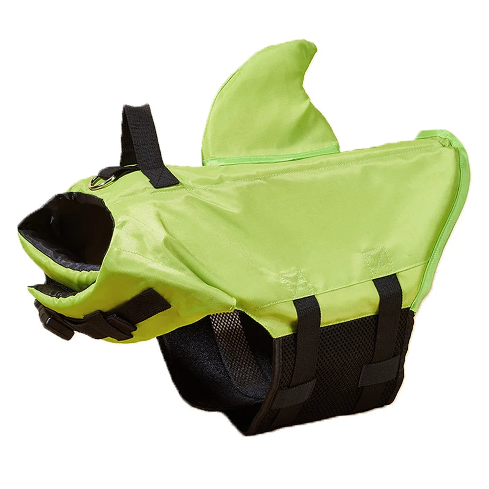 Aqualo | Schwimmweste für Hunde mit Haiflossen-Design