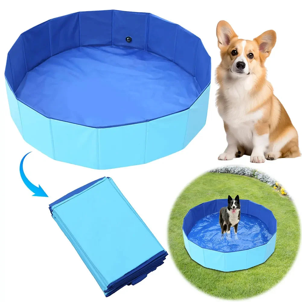 Balu | Faltbarer Hundepool mit Ablassventil für Garten & Terrasse