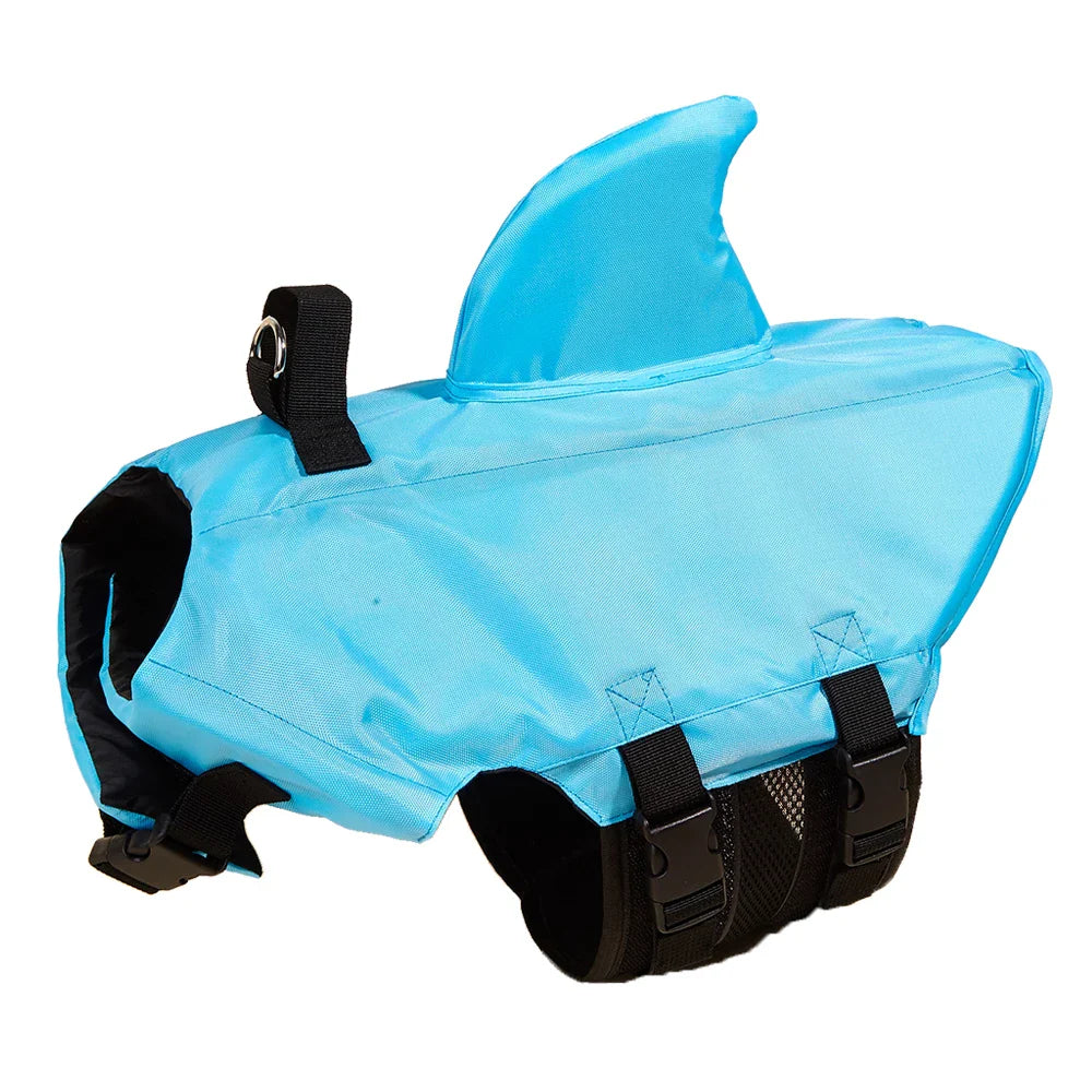 Aqualo | Schwimmweste für Hunde mit Haiflossen-Design