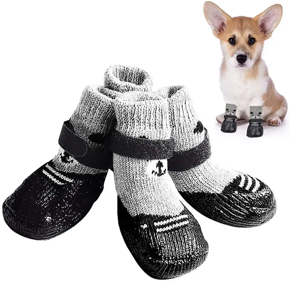 Pawzy | Wasserdichte Hundesocken mit rutschfester Gummisohle