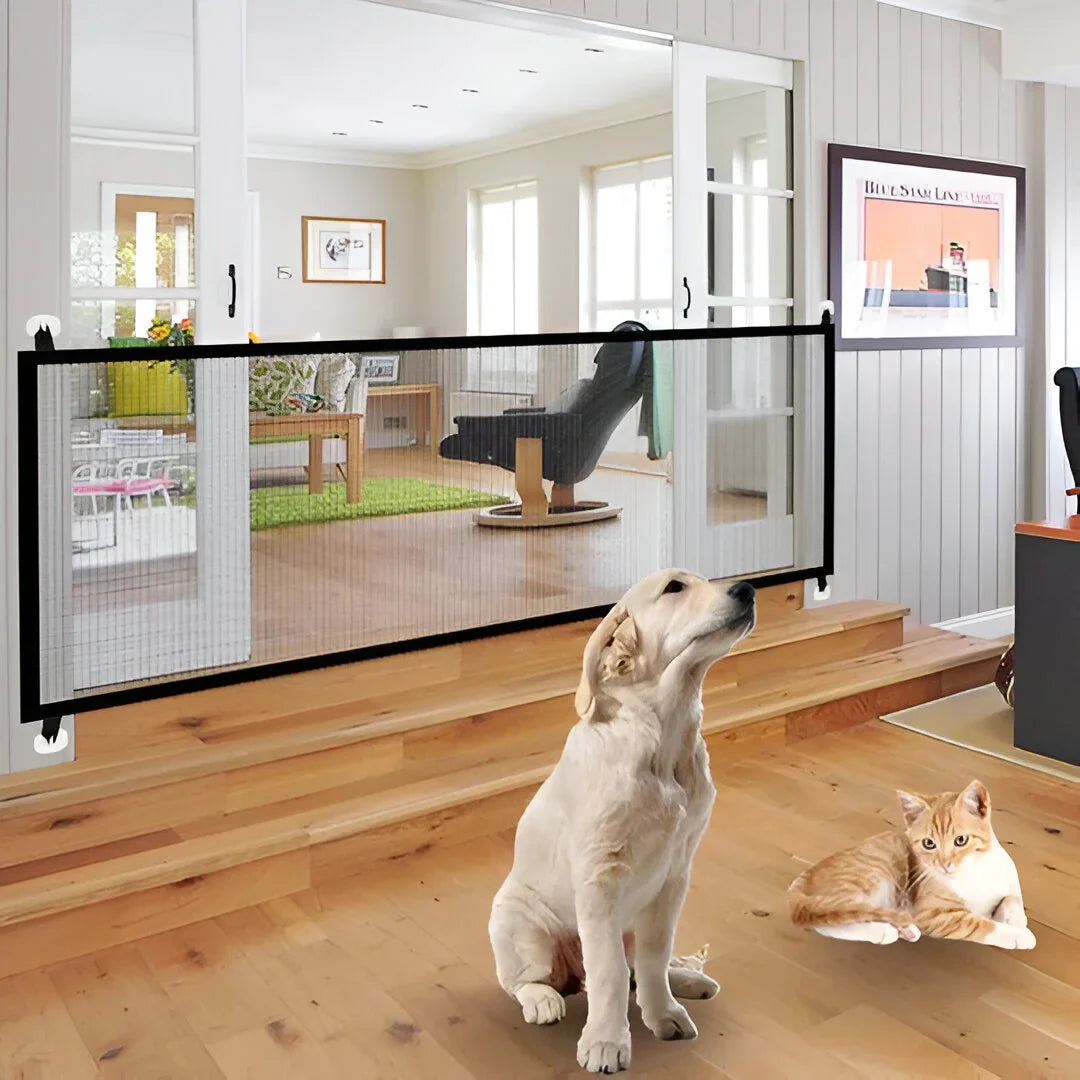 Balu | Flexible Haustier-Sicherheitsbarriere mit Netzdesign
