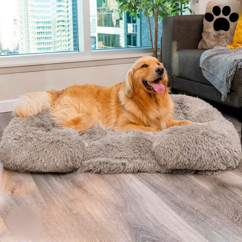 SanPaws | Beruhigungsbett für Hunde mit Memory Foam