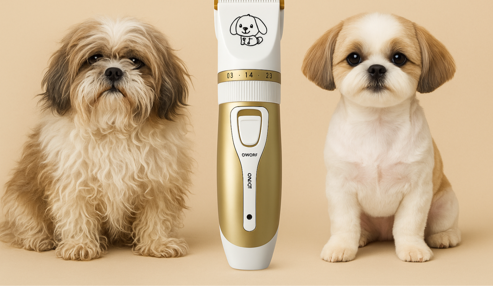 TrimMaster | Professionelle Hundehaarschneidemaschine – Elektrisch & Wiederaufladbar
