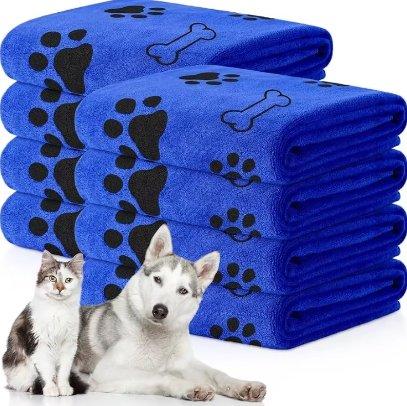 FellFlair | Superabsorbierendes Mikrofaser-Handtuch für Hunde & Katzen