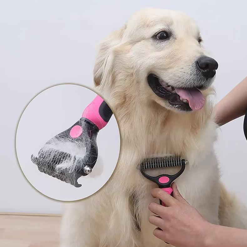 FellMeister | Professionelle Unterfellbürste für Hunde & Katzen