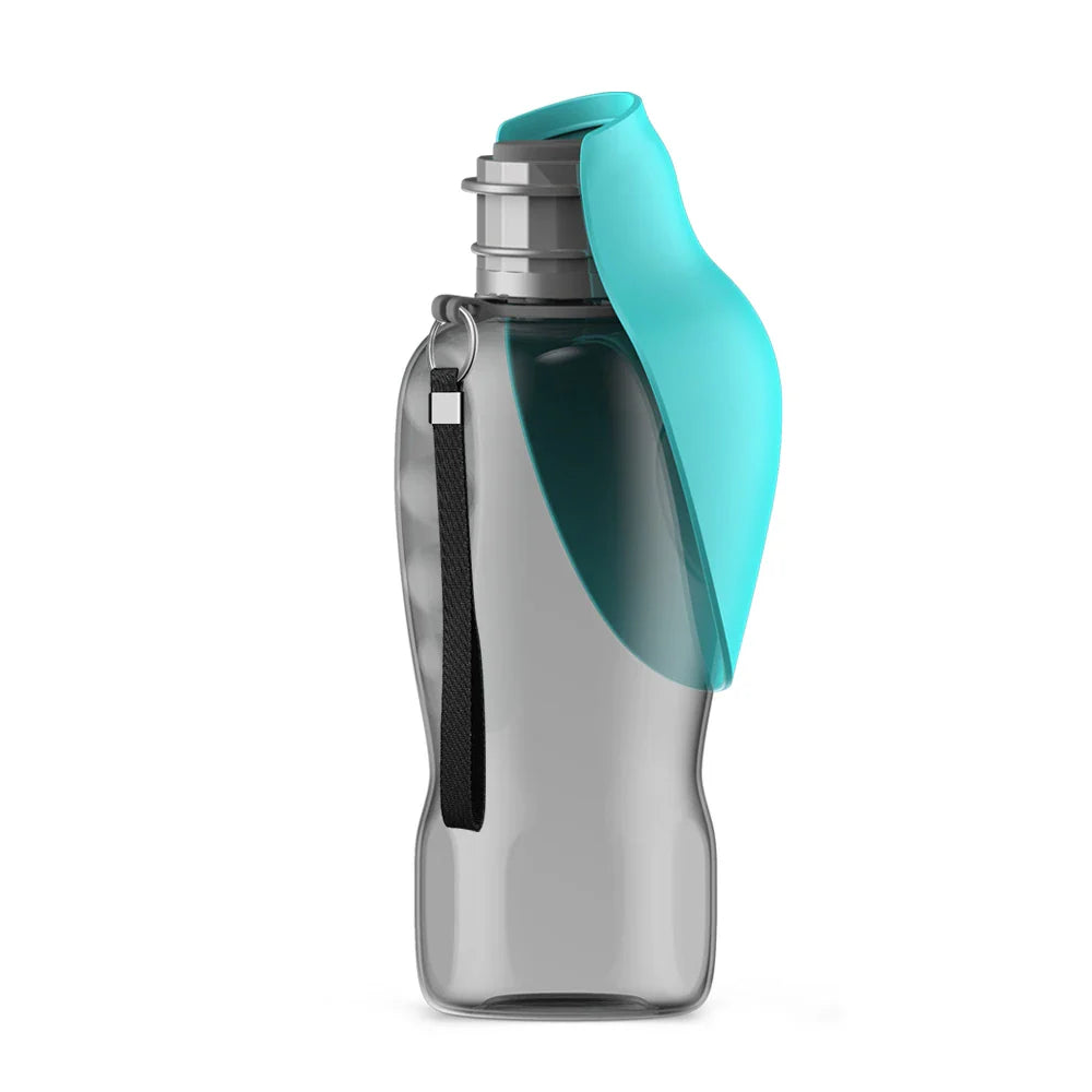 AquaPaws | Tragbare Hunde-Wasserflasche mit integriertem Trinknapf