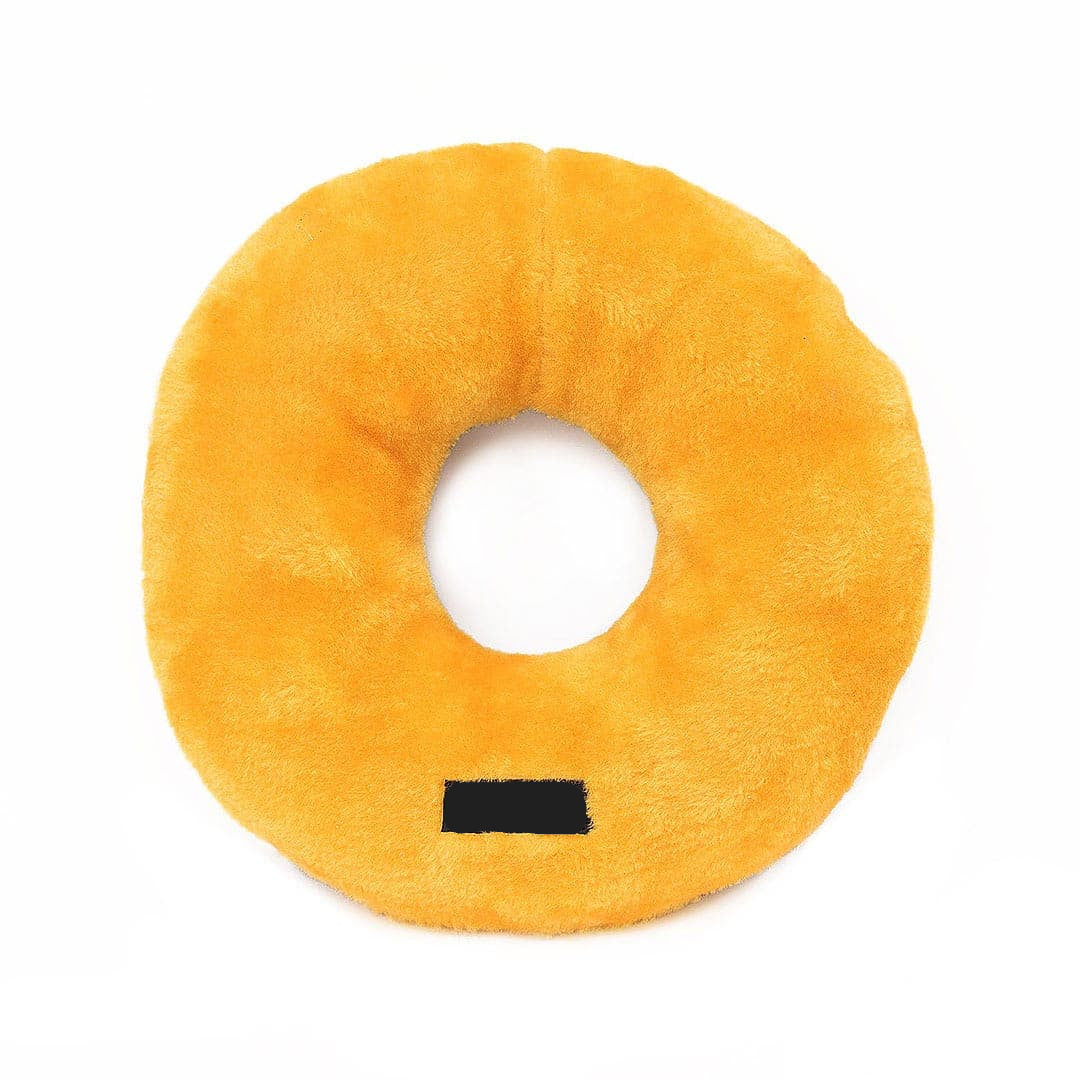 SnackPaws | Plüsch-Donutspielzeug für Hunde mit Quietschfunktion