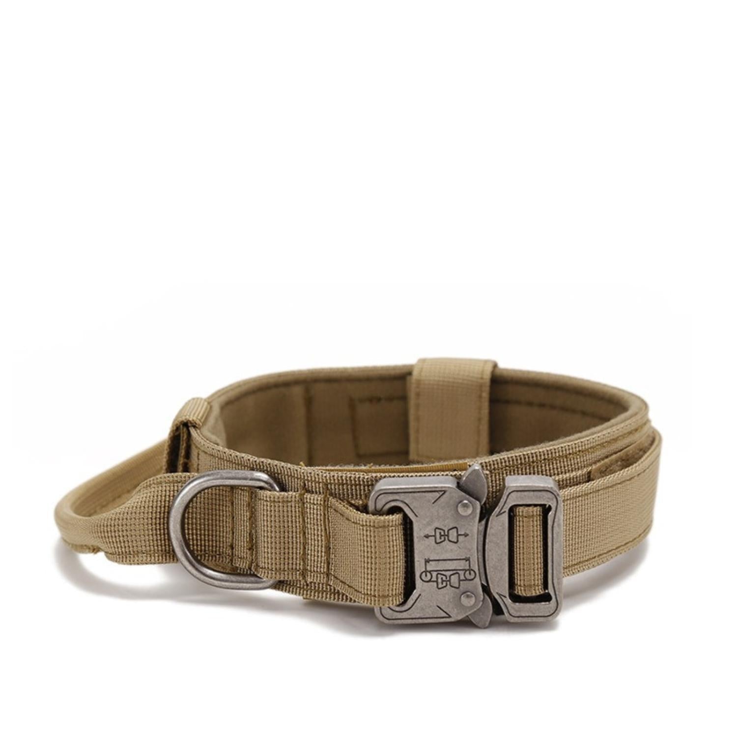 Tactische Hondenhalsband zwarte halsband met gesp