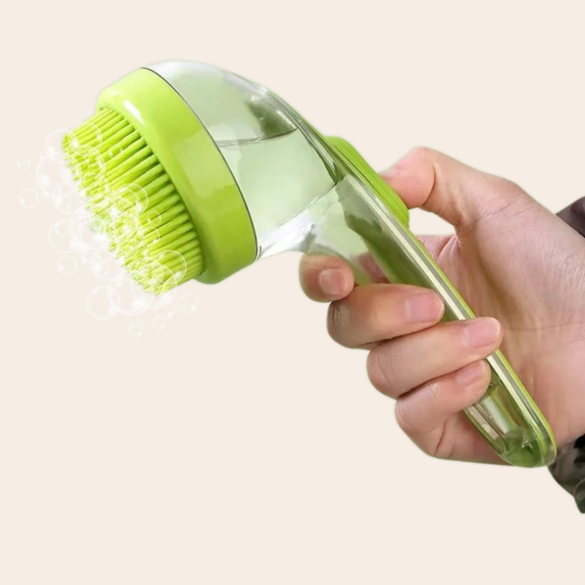 Rocky | 2-in-1 Pflegebürste mit Shampoo-Reservoir