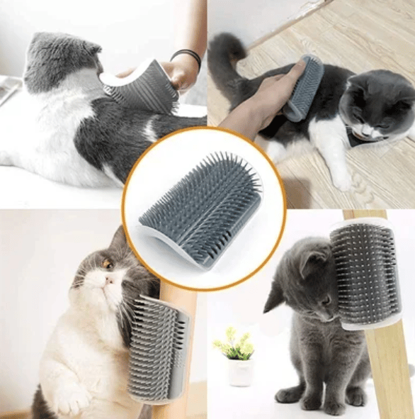 MiraMiau | Selbstpflege-Bürste für Katzen zur Wandmontage