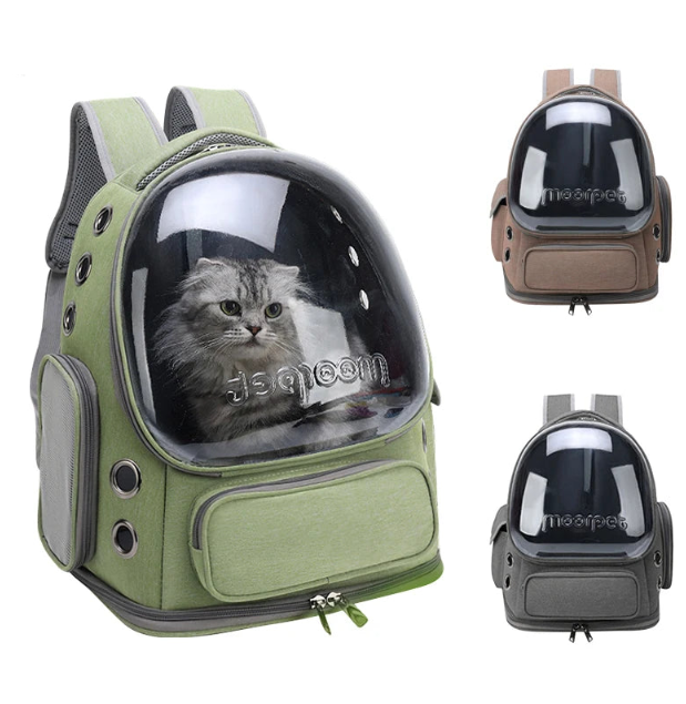 Atmungsaktive, transparente Katzentragetasche - Fluffy Adventures Haustiershop Grau Mein Shop Katzentranssporttasche Atmungsaktive, transparente Katzentragetasche Katzentranssporttasche Mein Shop Grau Fluffy Adventures Haustiershop
