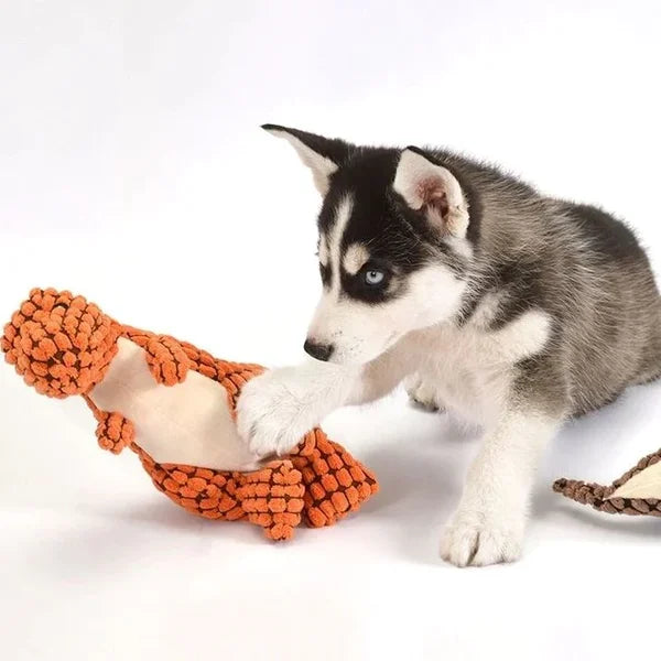 PawRex | Plüsch-Dino-Spielzeug für Hunde