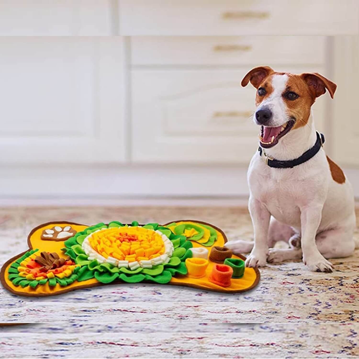 LupoPaws | Intelligenz-Schnüffelteppich für Hunde in Knochenform