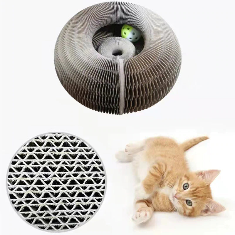 PawWhirl | Interaktives Katzenspielzeug mit Kratzfläche