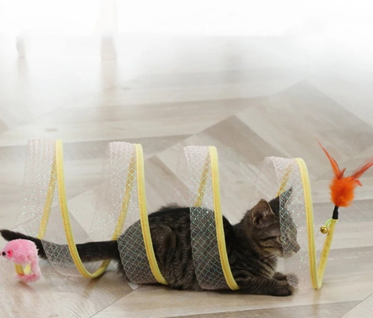 Mika | Spiral-Spieltunnel für verspielte Katzenabenteuer