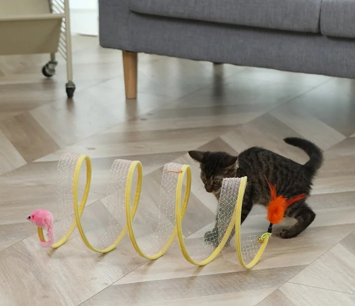 Mika | Spiral-Spieltunnel für verspielte Katzenabenteuer