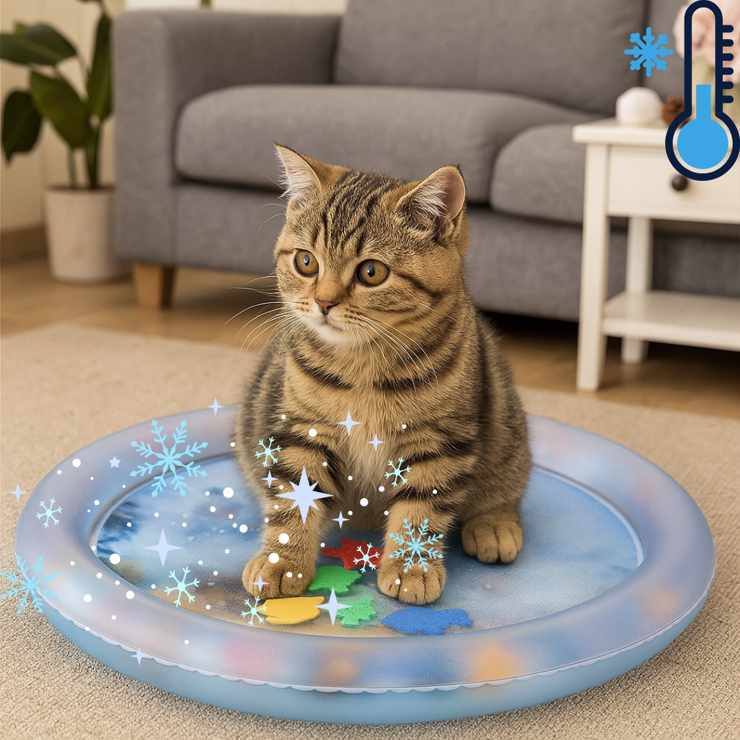 Leo | Interaktives Kühl-Wasserbett für Katzen