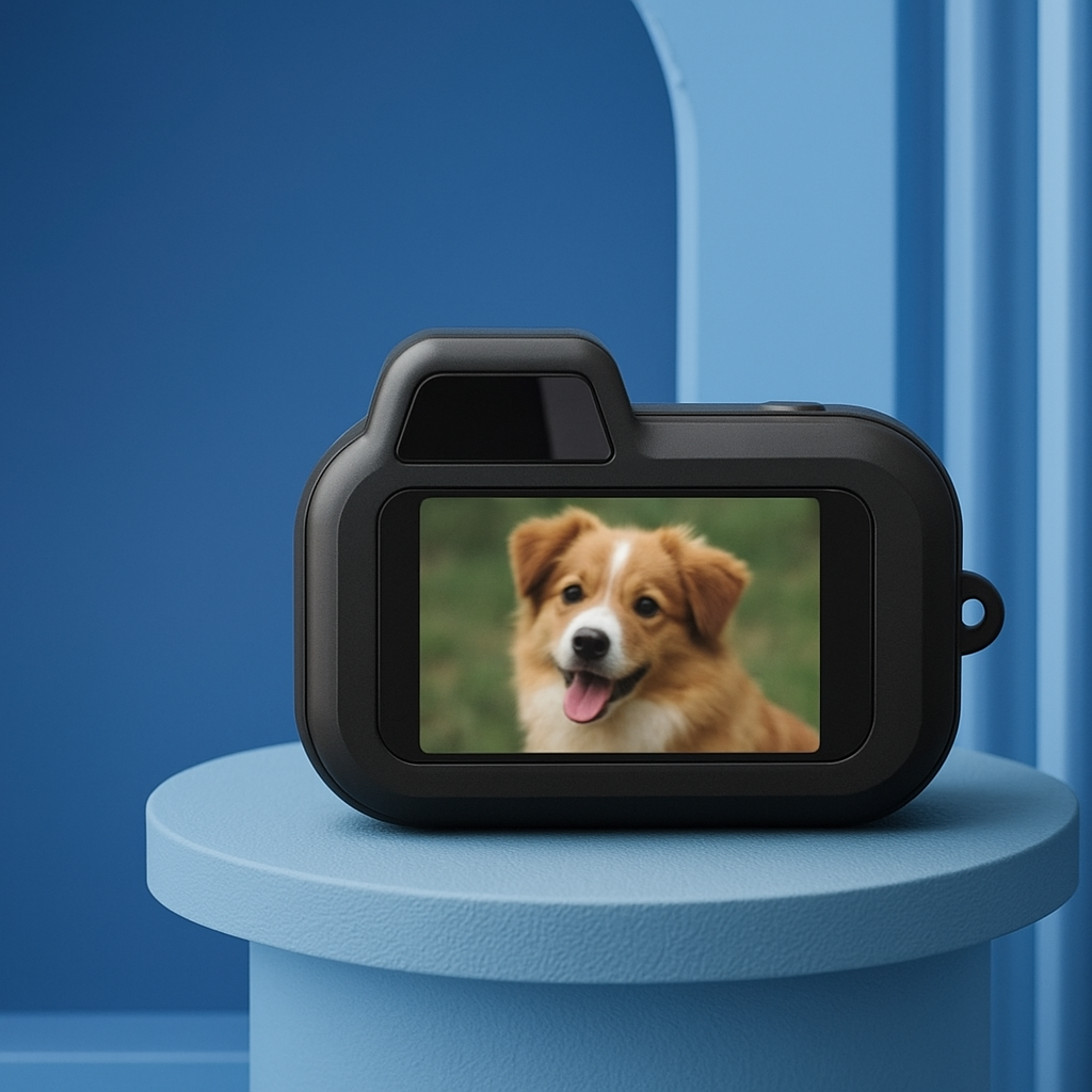 Pixelio | Ultrakompakte Retro-Digitalkamera mit HD-Aufnahmefunktion