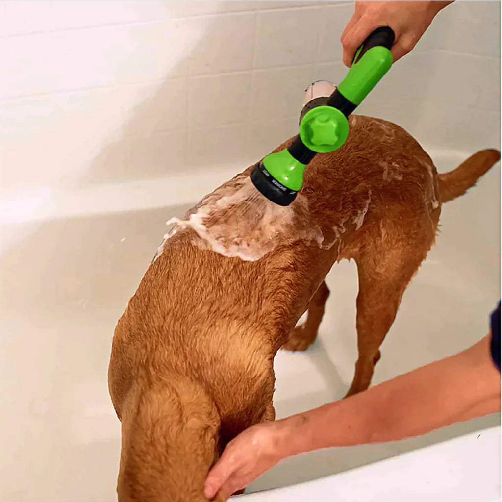 LeoTier | 2-in-1 Hundedusche mit Shampoo-Spender
