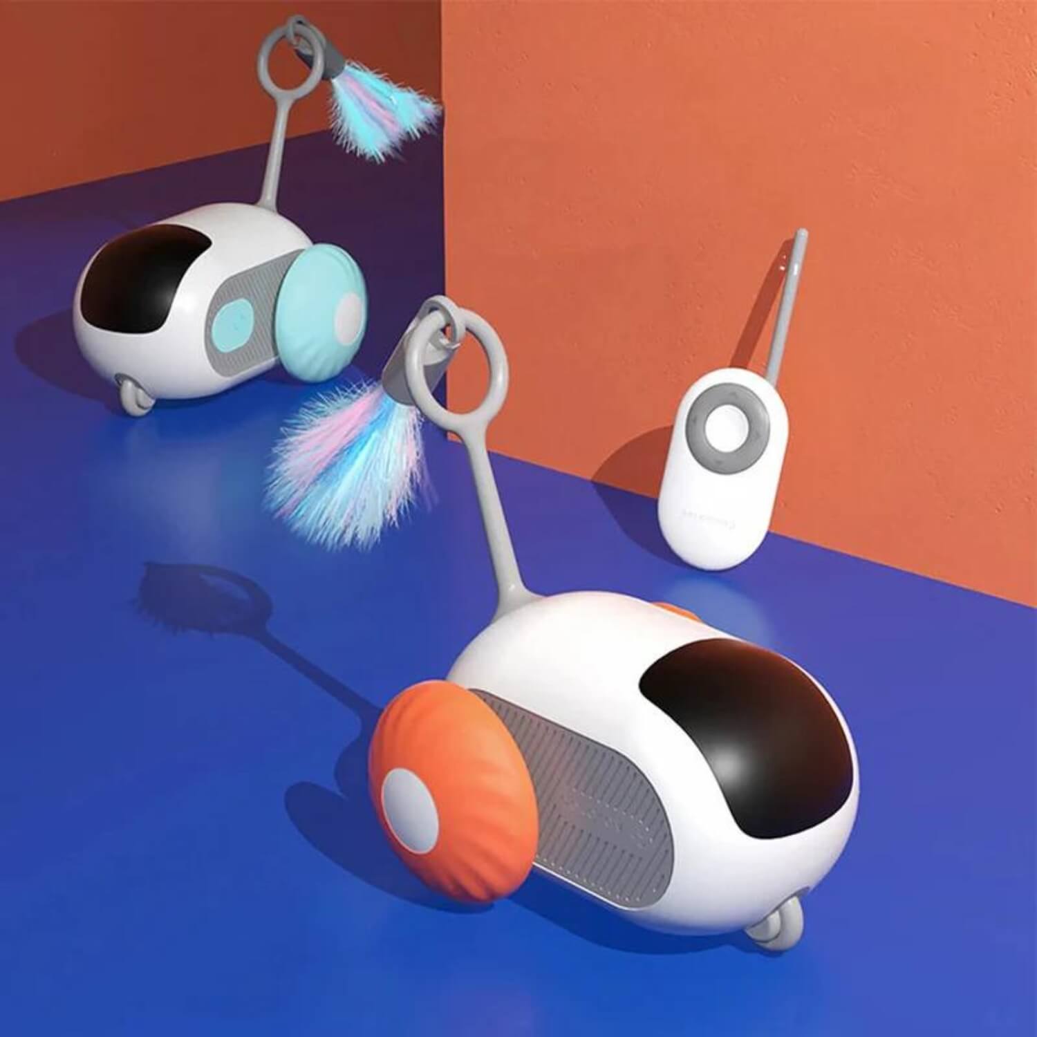 PlayBuddy | Interaktives selbstfahrendes Spielzeugauto für Katzen & Hunde – endloser Spaß