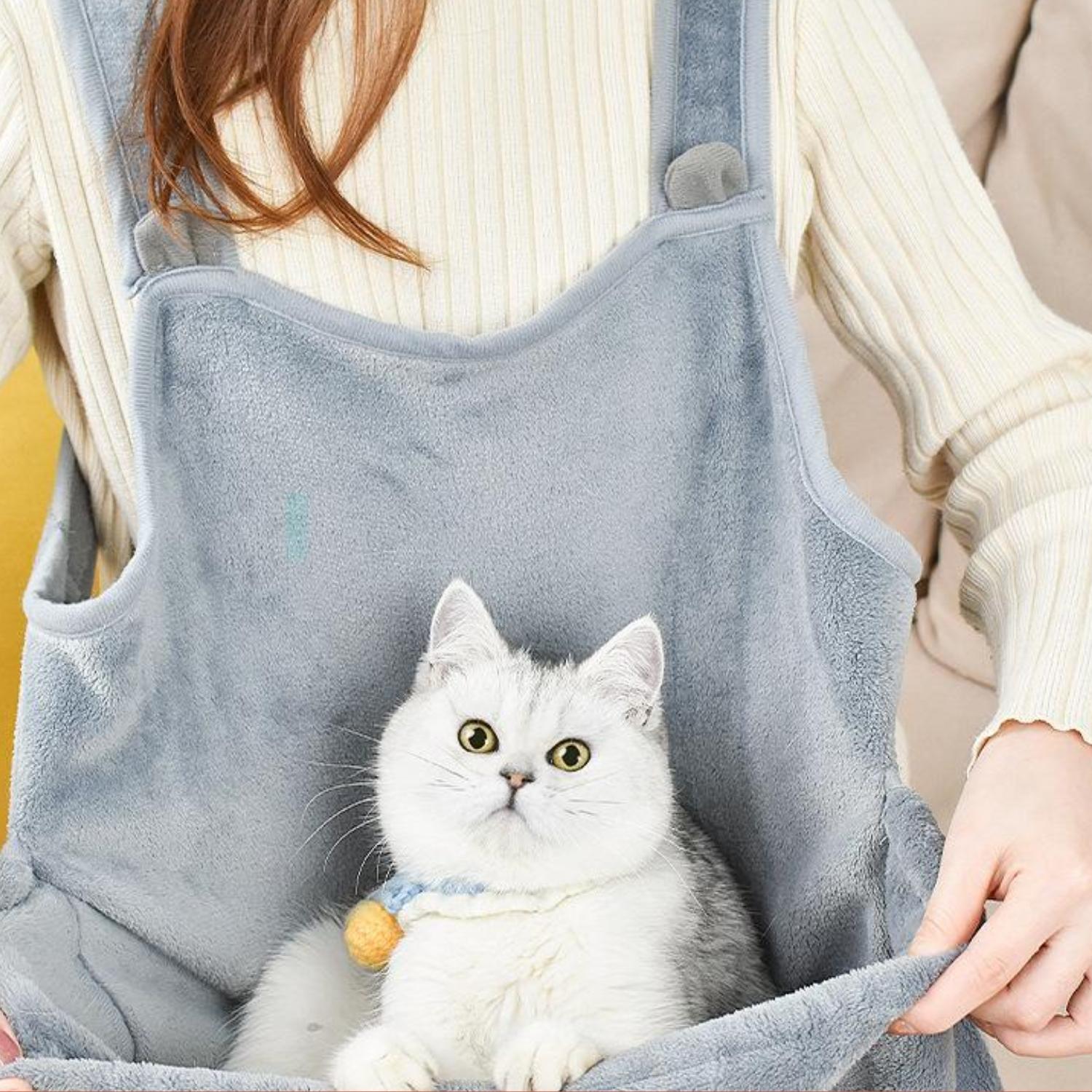 MiaLuxe | Tragetasche-Schürze für Katzen