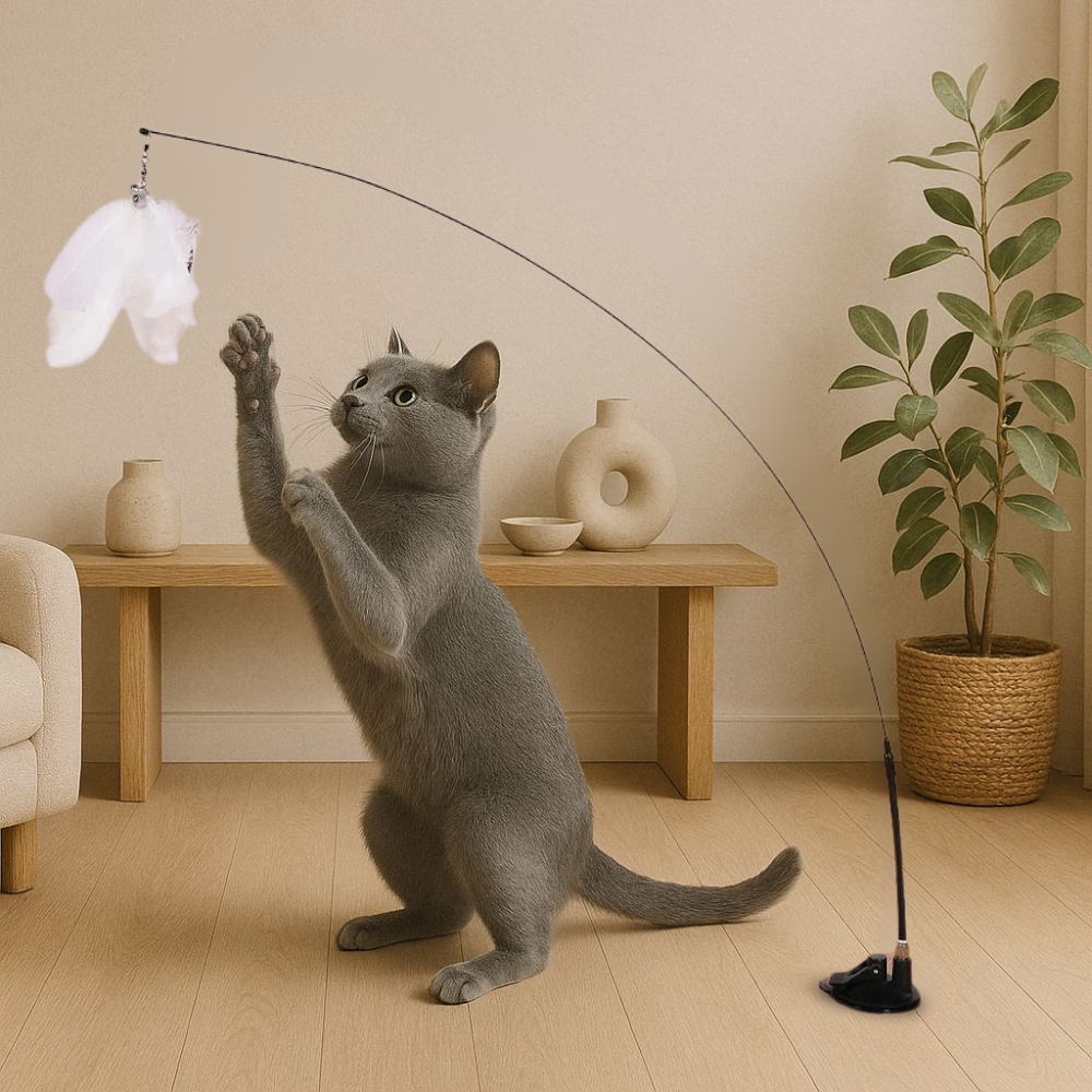MiauMotion | Automatisches Katzenspielzeug mit Bewegungssensor