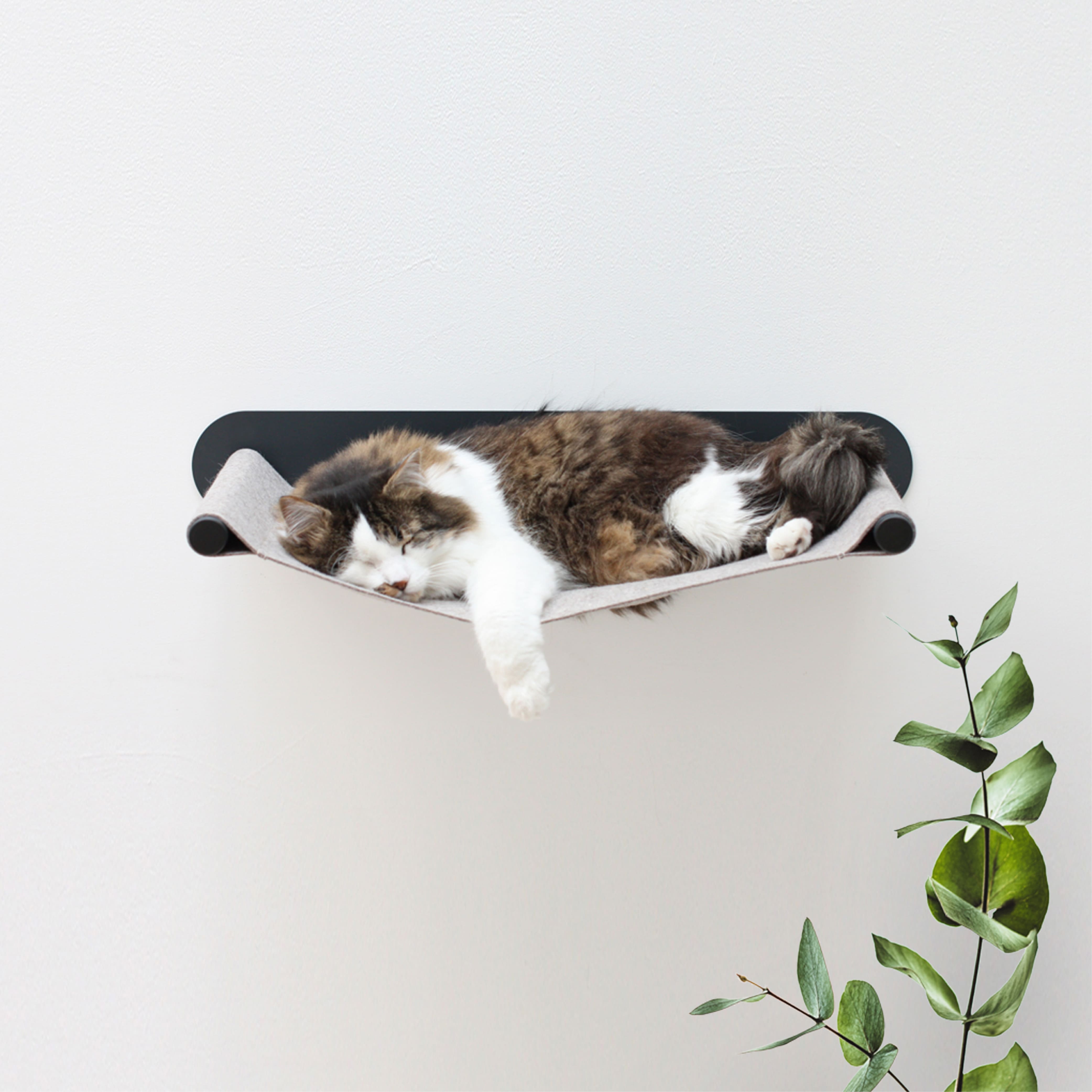 NolaPet | Wandmontierte Katzenhängematte für gemütliche Ruheplätze