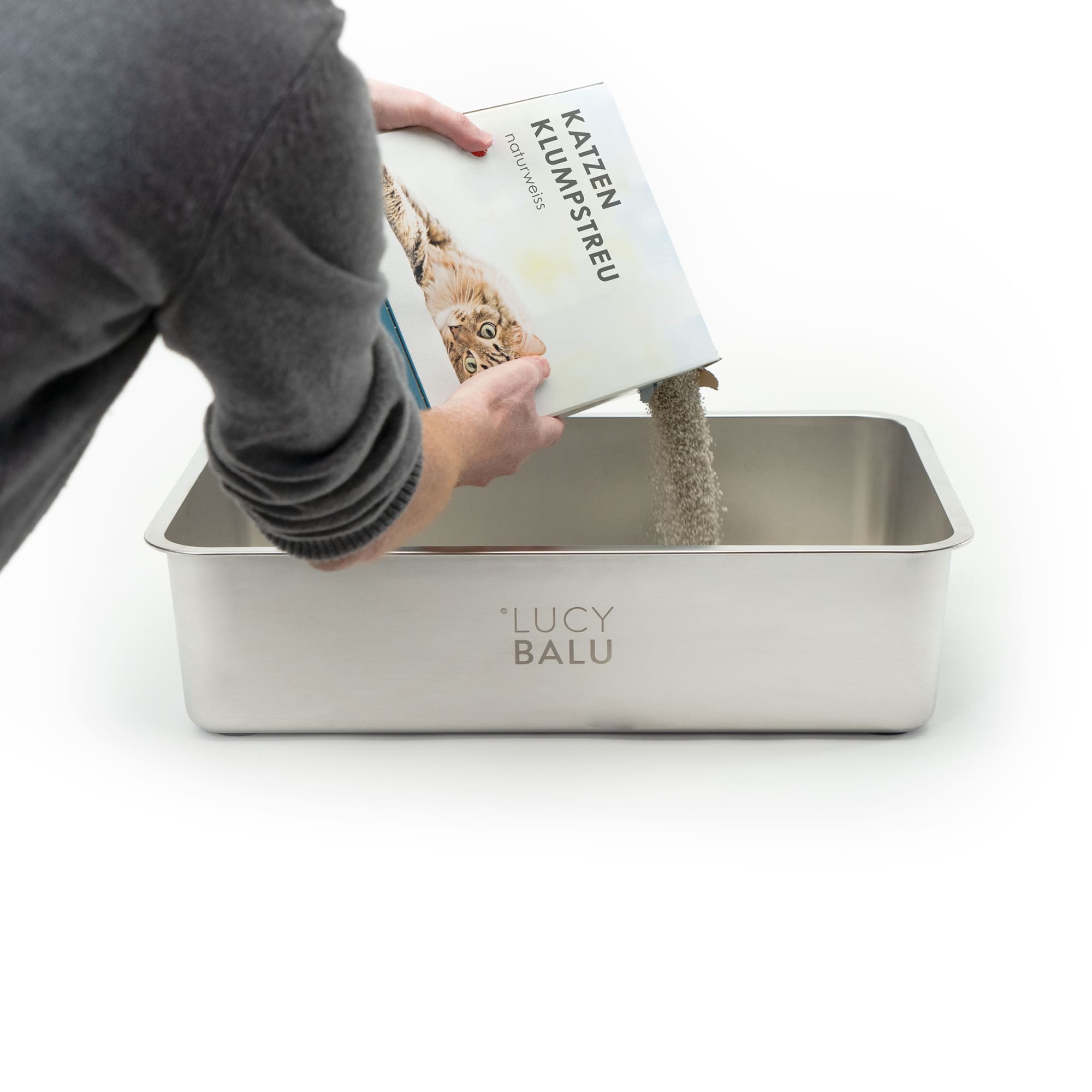 PuraPet | Edelstahl-Katzentoilette mit modernem Design