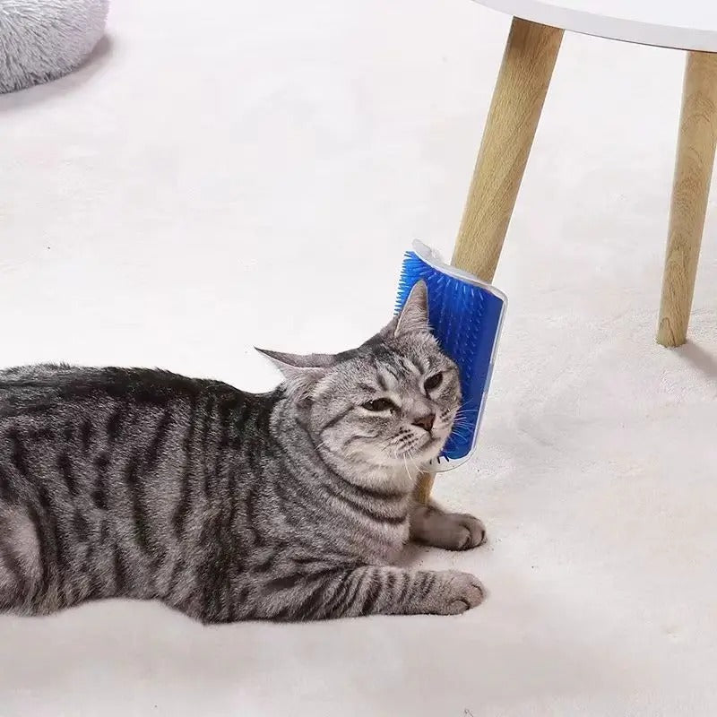 Miko | Selbstmassage-Eckbürste für Katzen mit Easy-Fix-System