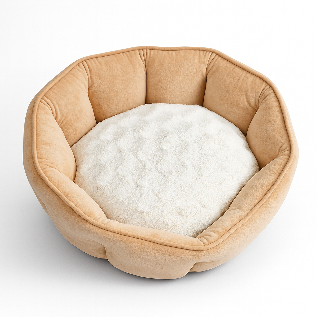 SnoozeShell | Muschelförmiges Hundebett mit Extra Komfort