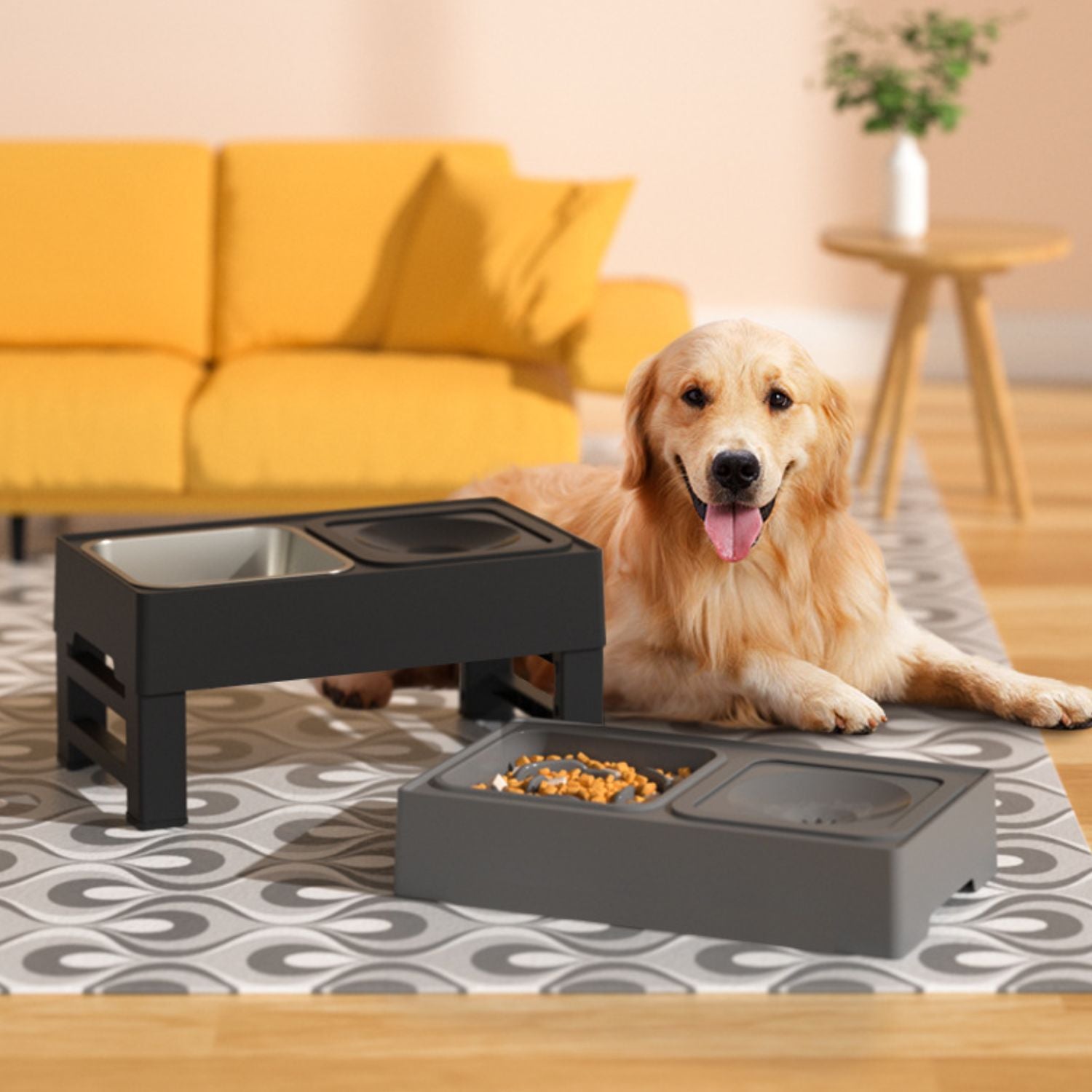 ElevatePet | Verstellbarer Futter- & Wassernapf – höhenverstellbar von 9 bis 29 cm